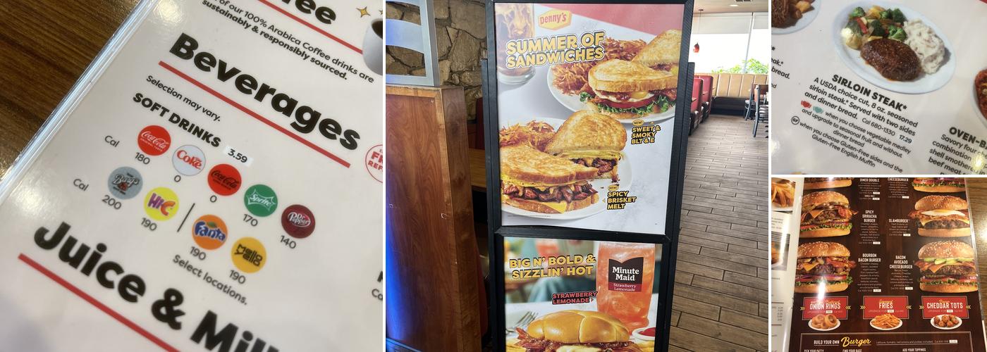 Denny's Menu