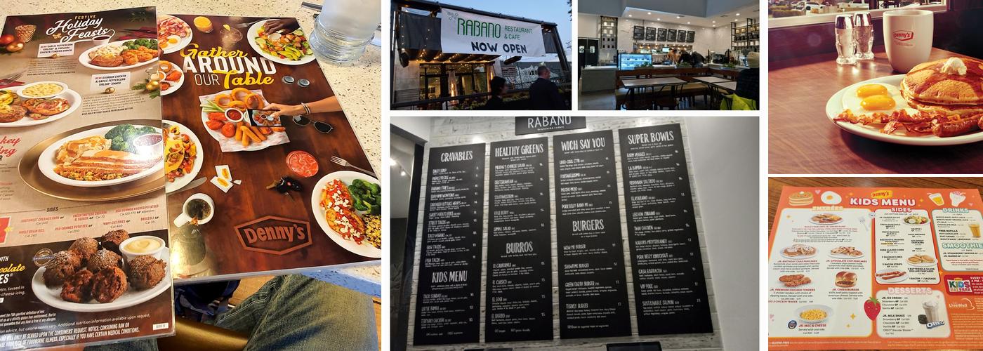 Denny's Menu