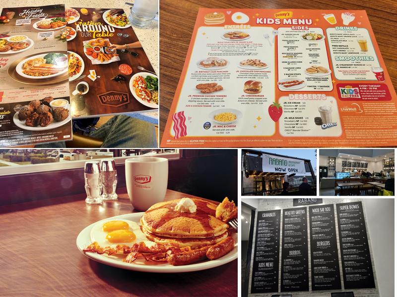 Denny's Restaurant Menu