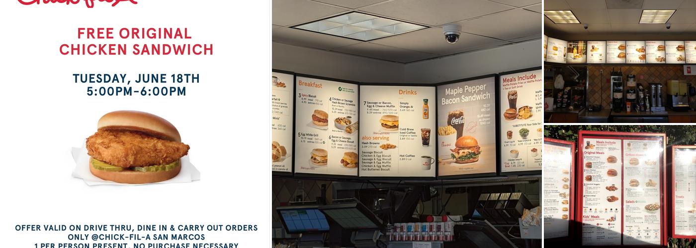 Chick-fil-A Menu