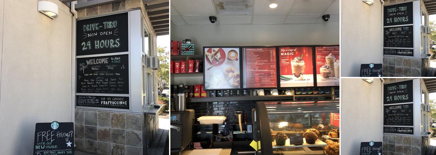 Starbucks Coffee Company Menu