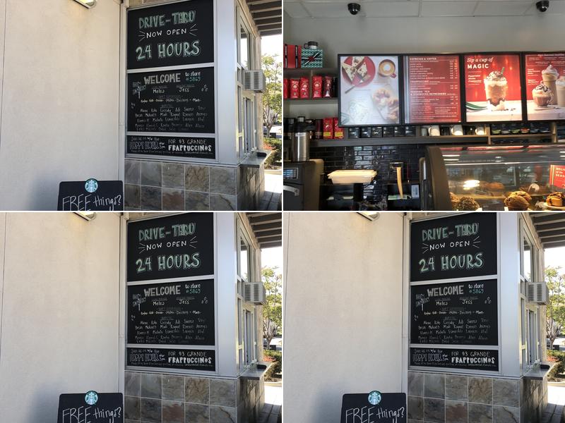 Starbucks Coffee Company Menu