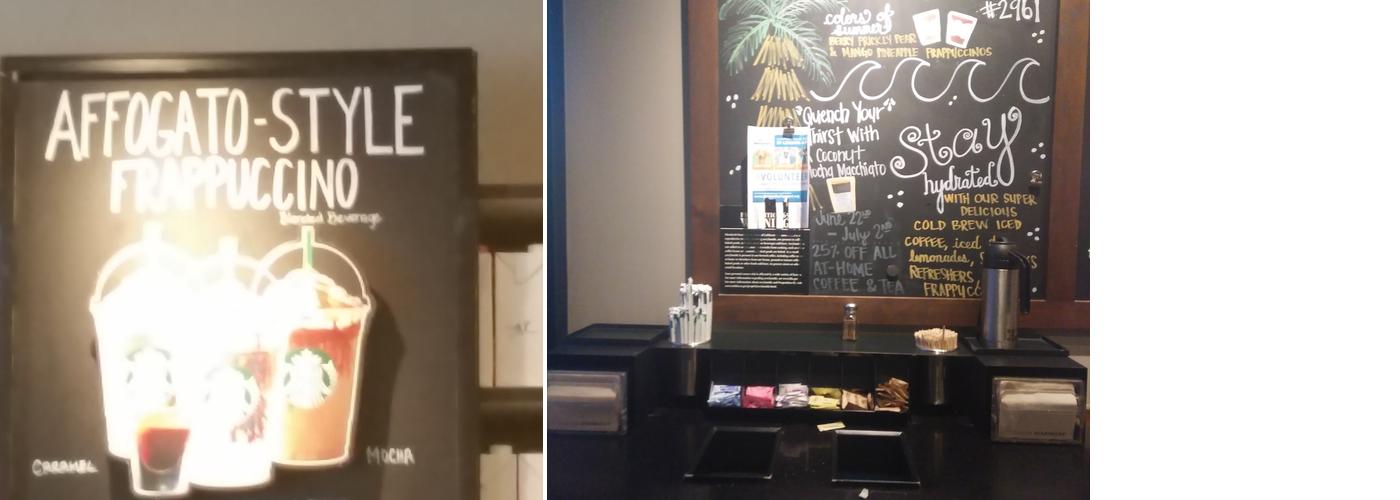 Starbucks Coffee Company Menu