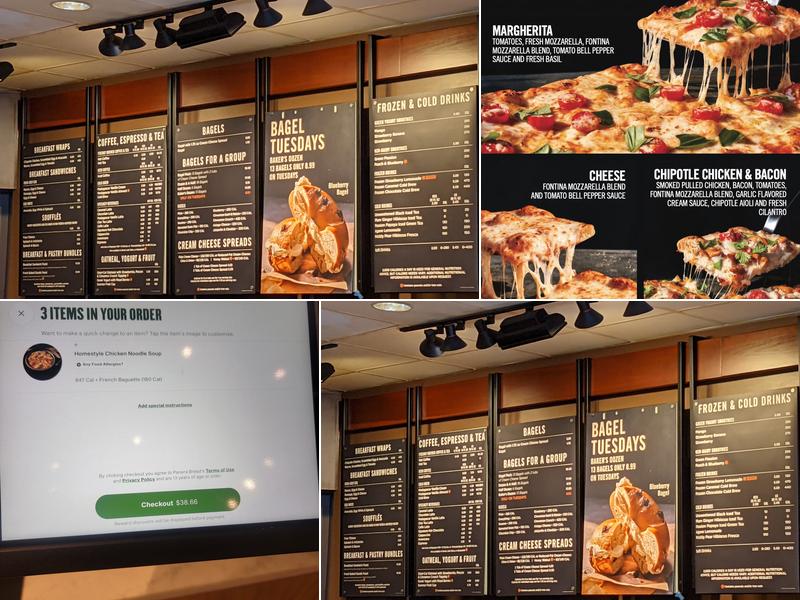 Panera Bread Menu