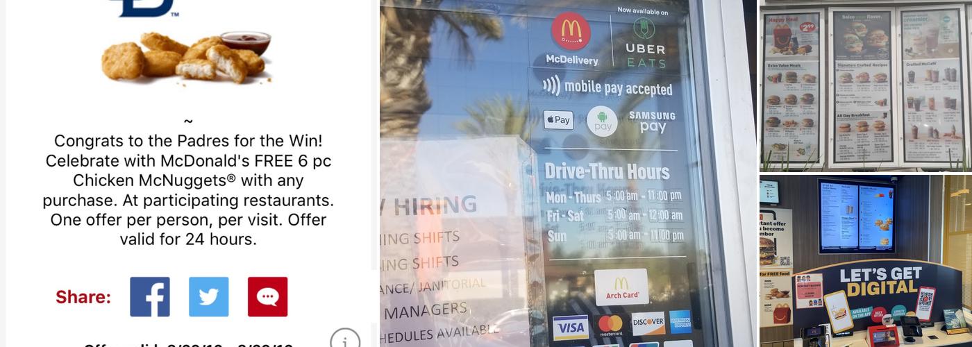 McDonald's Menu