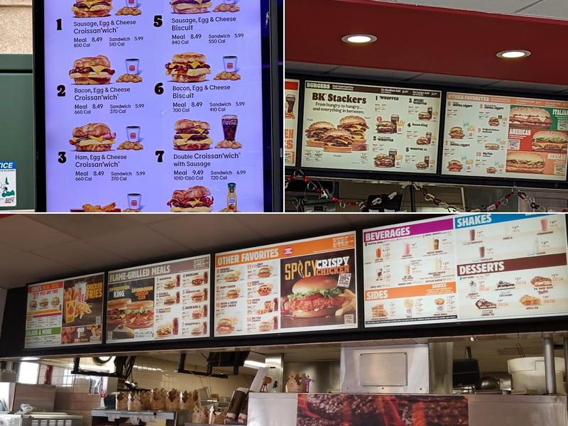 Burger King Menu