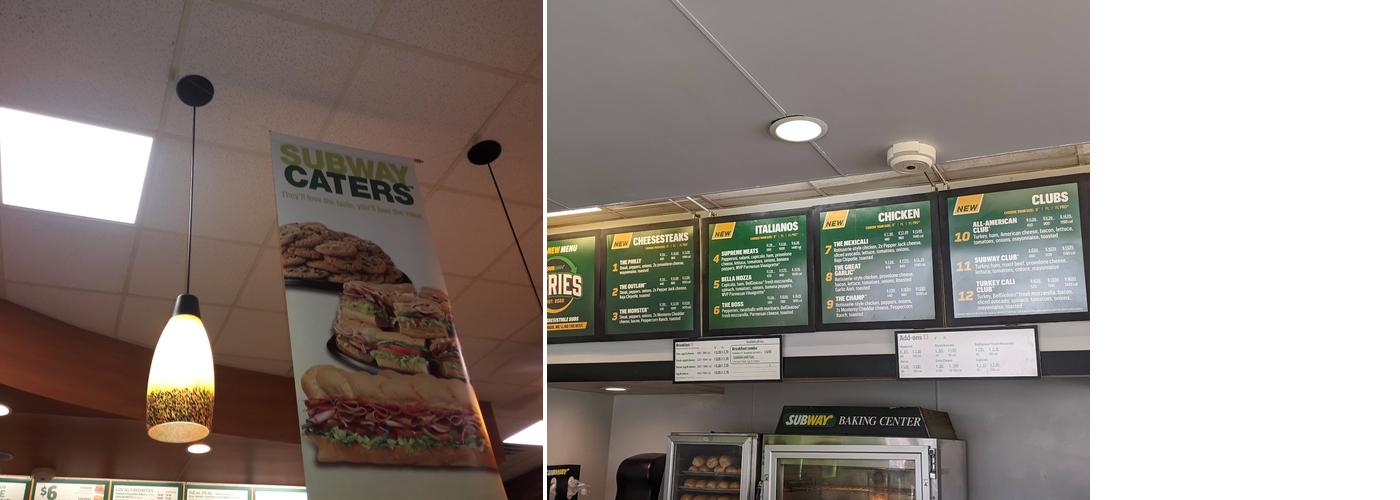Subway Menu