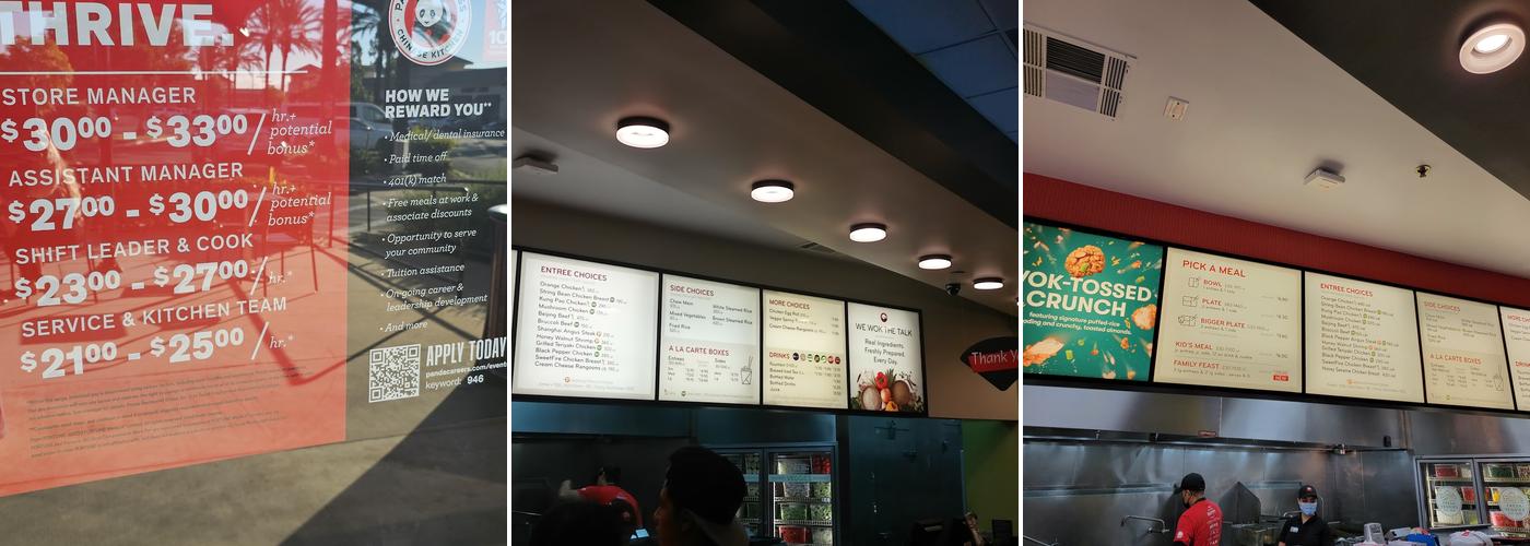 Panda Express Menu
