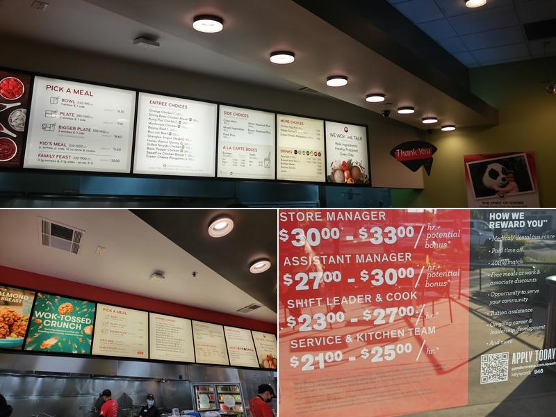 Panda Express Menu