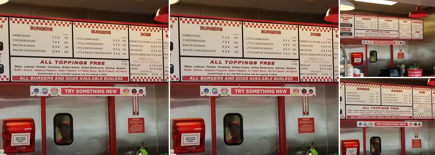 Five Guys Menu