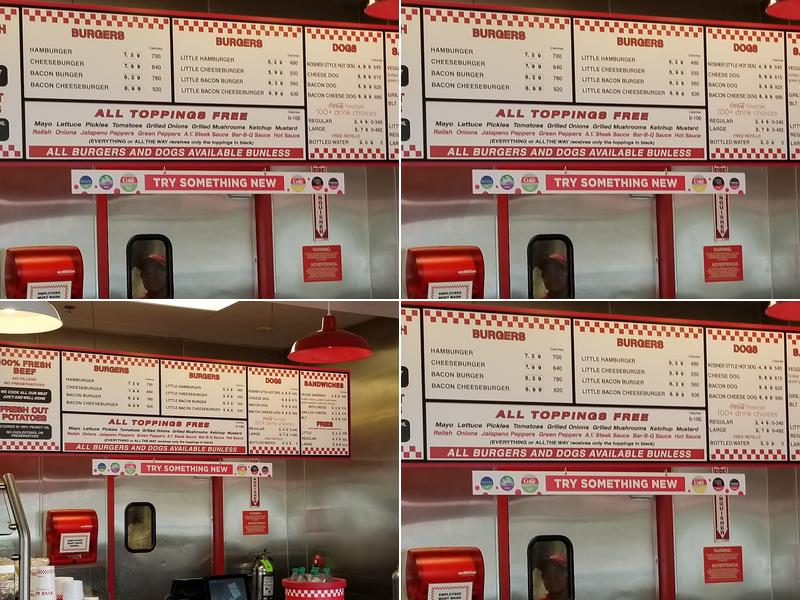 Five Guys Menu