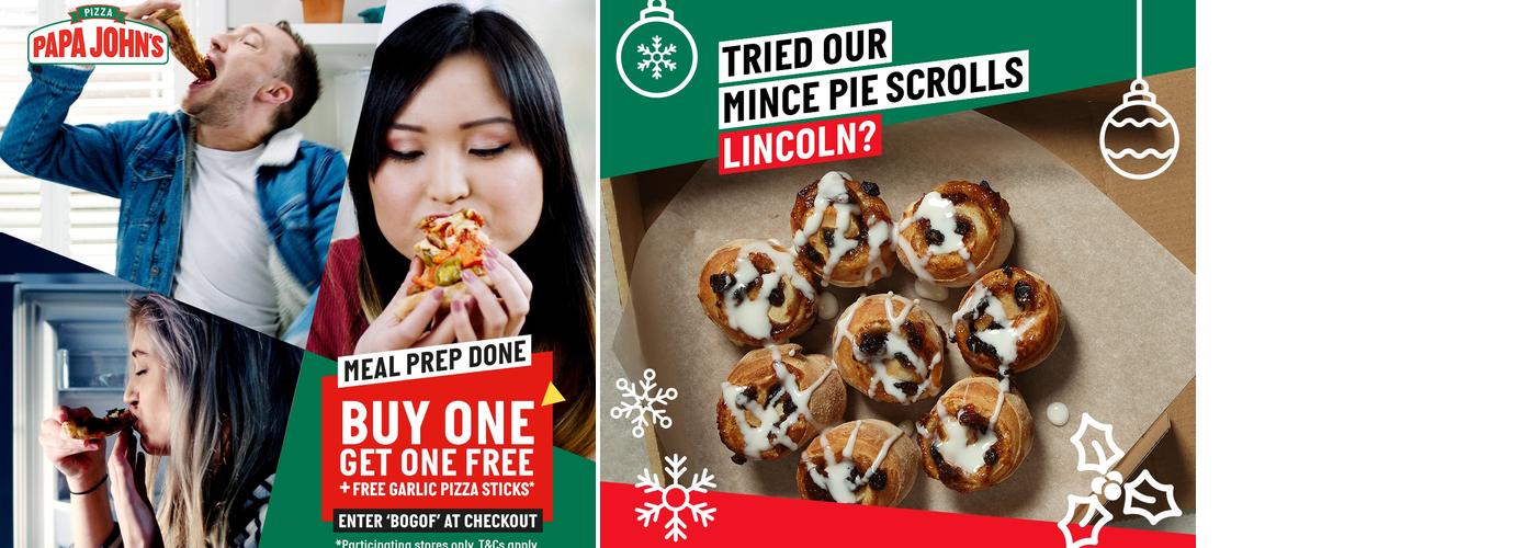 Papa Johns Pizza Menu