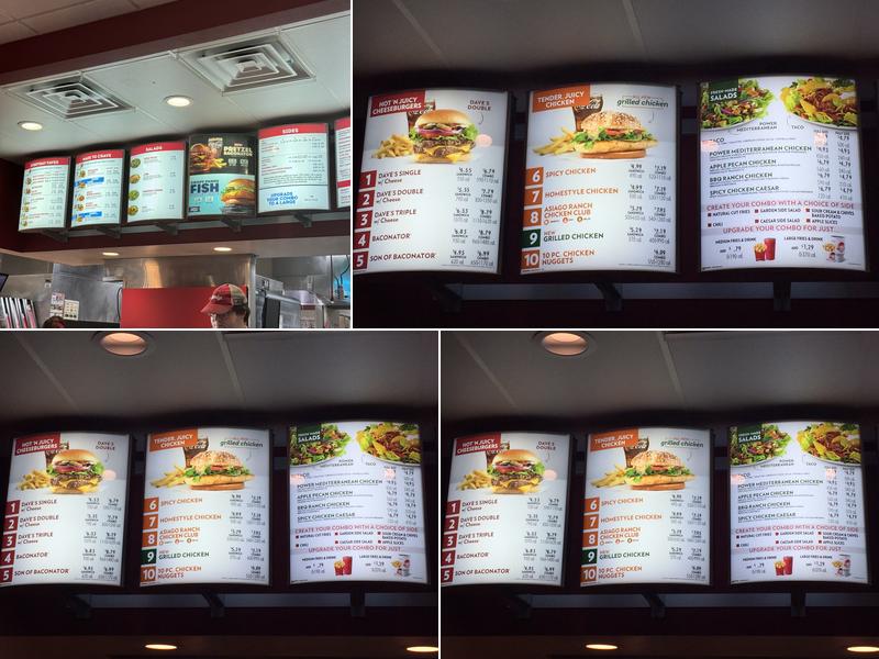 Wendy's Menu
