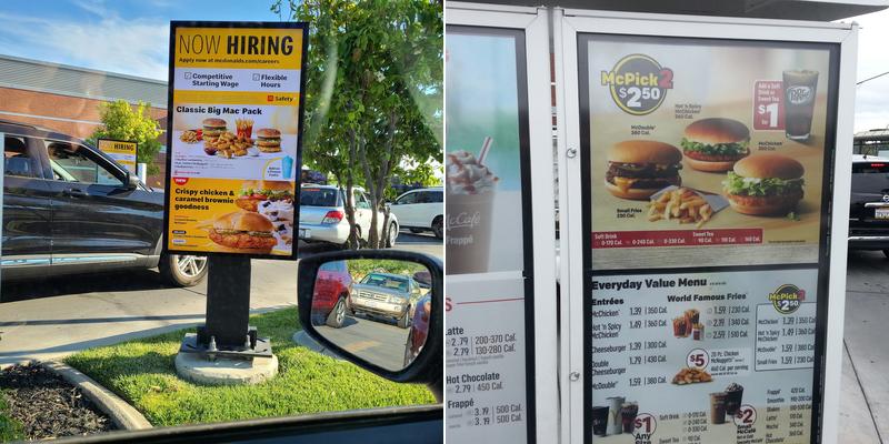 McDonald's Menu