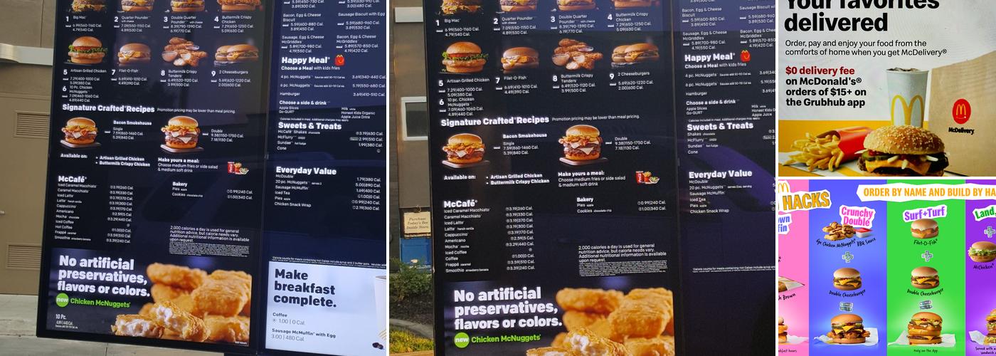 McDonald's Menu