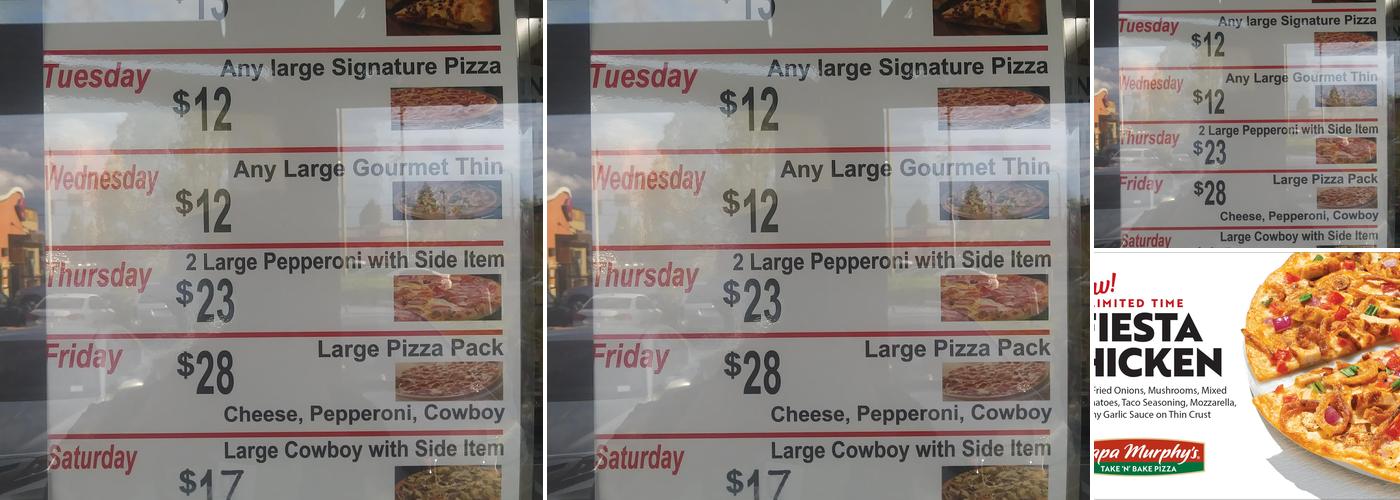 Papa Murphy's | Take 'N' Bake Pizza Menu