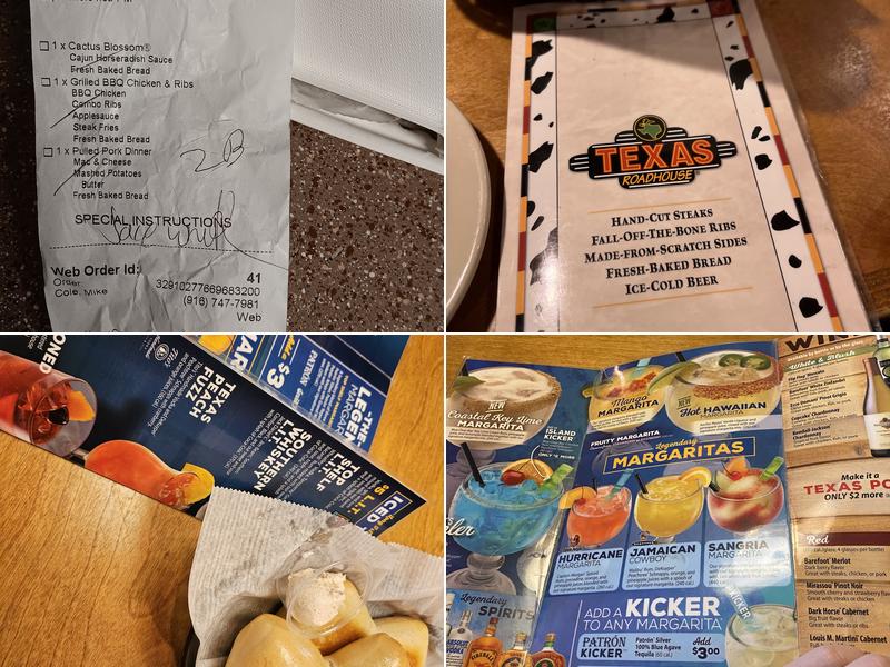 Texas Roadhouse Menu
