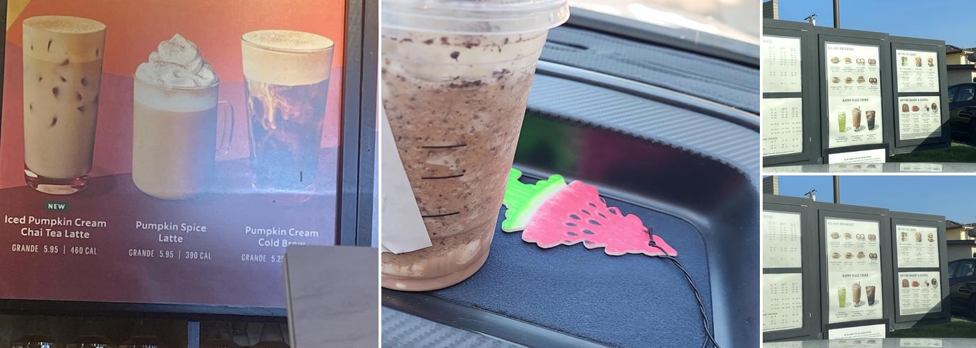 Starbucks Menu