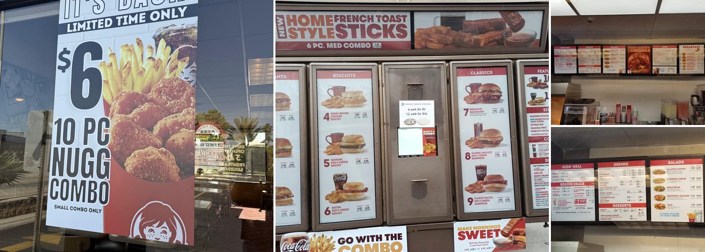 Wendy's Menu