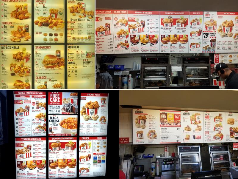 KFC Menu