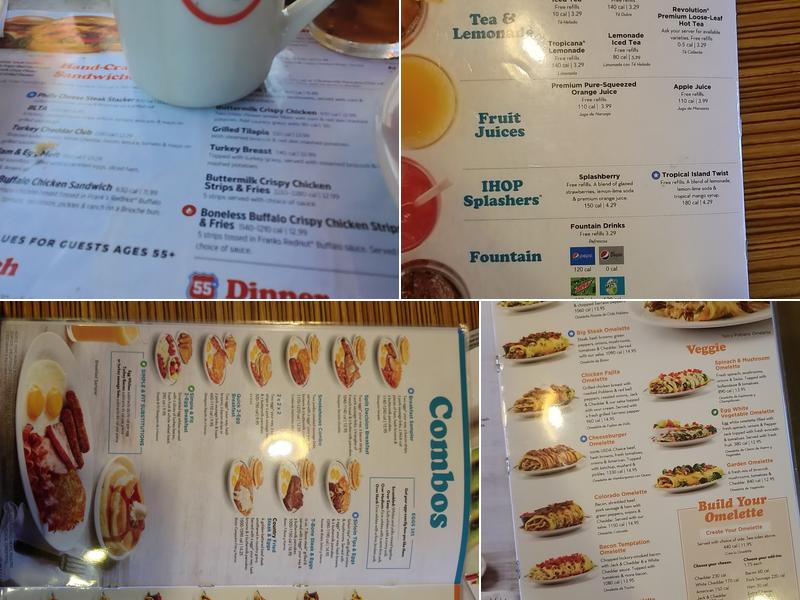 IHOP Menu