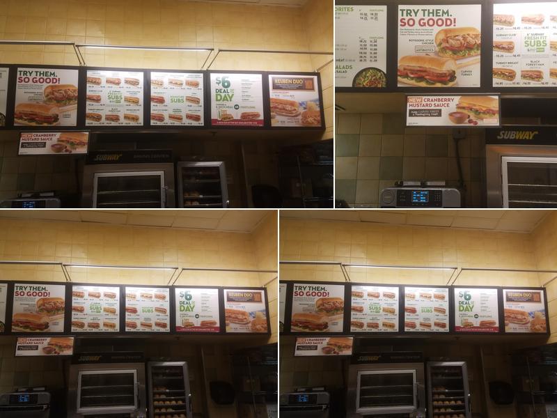 Subway Menu
