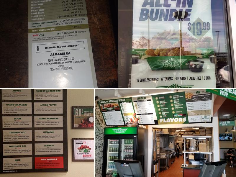 Wingstop Menu