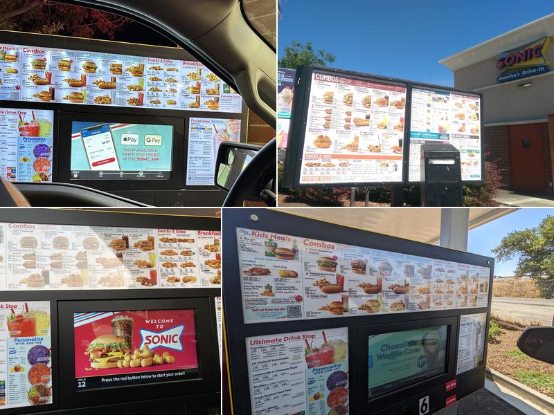 Sonic Drive-In Menu