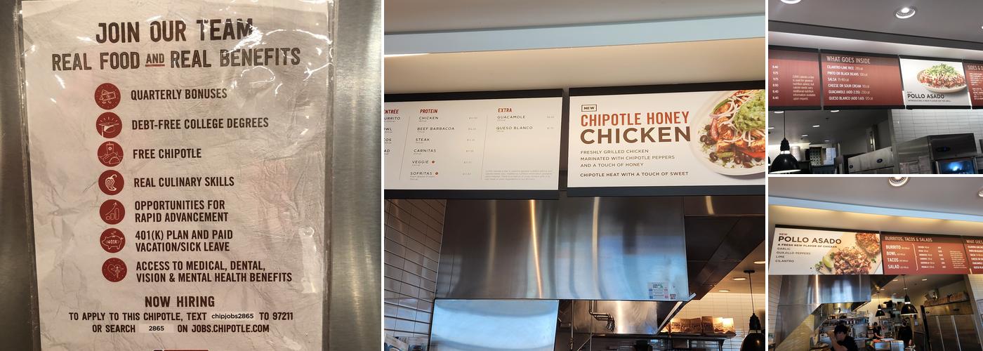 Chipotle Mexican Grill Menu