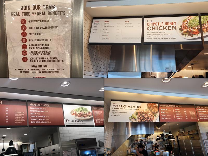 Chipotle Mexican Grill Menu
