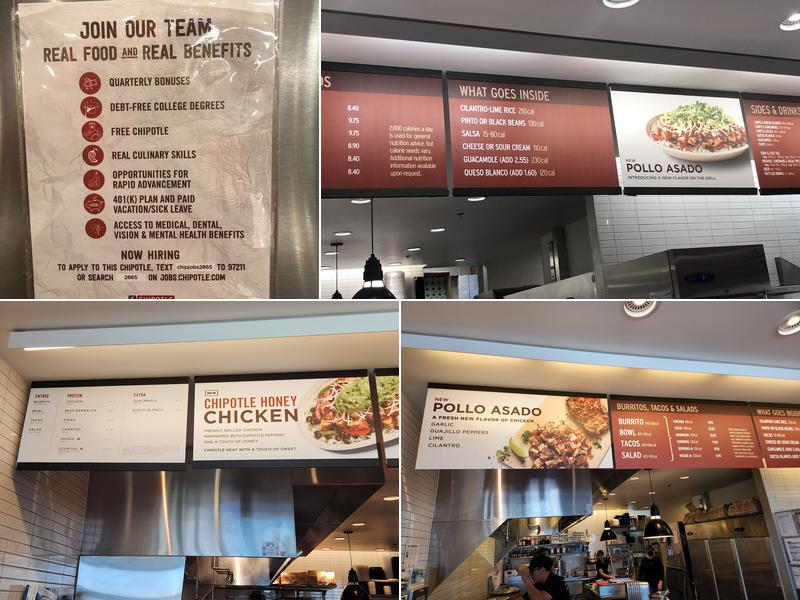 Chipotle Mexican Grill Menu