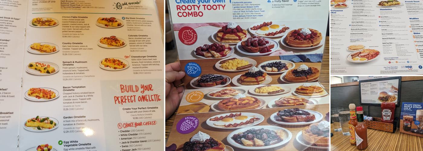 IHOP Menu