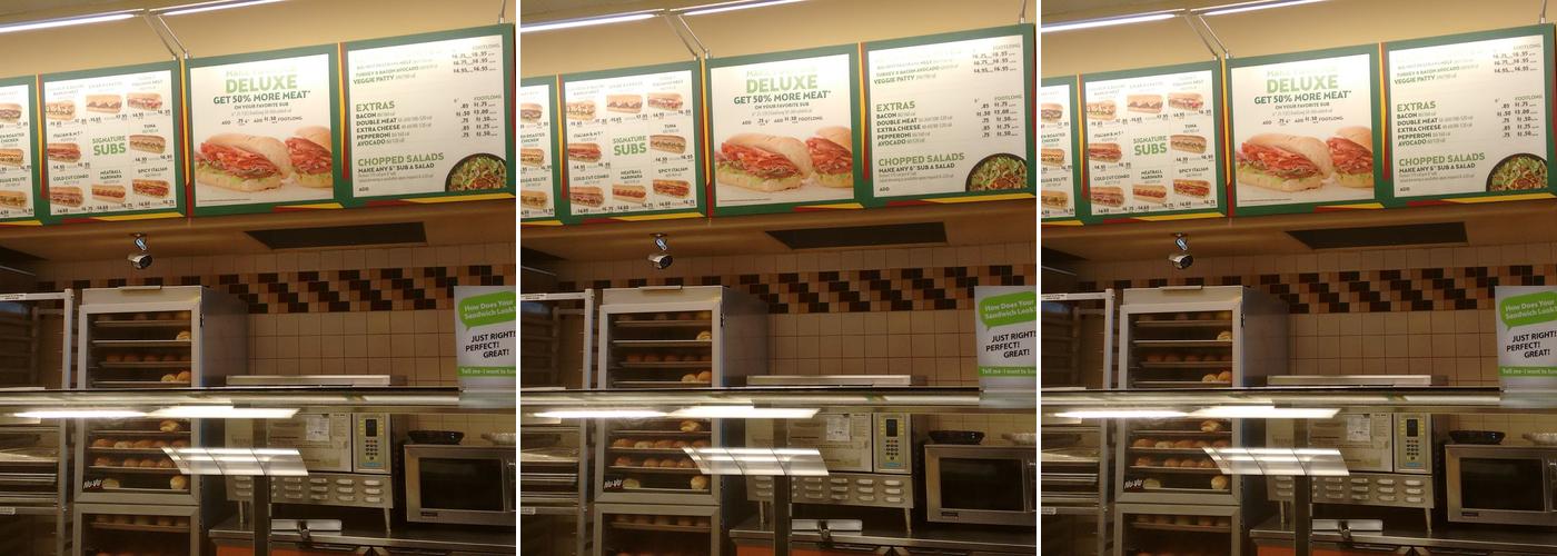 Subway Menu