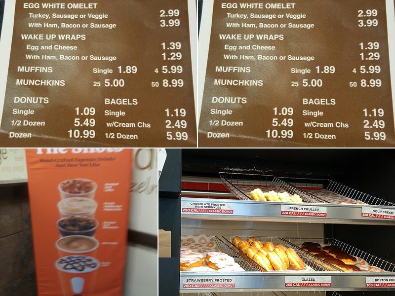 Dunkin' Menu