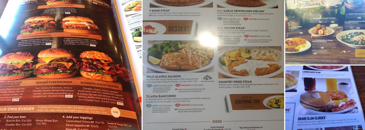 Denny's Menu