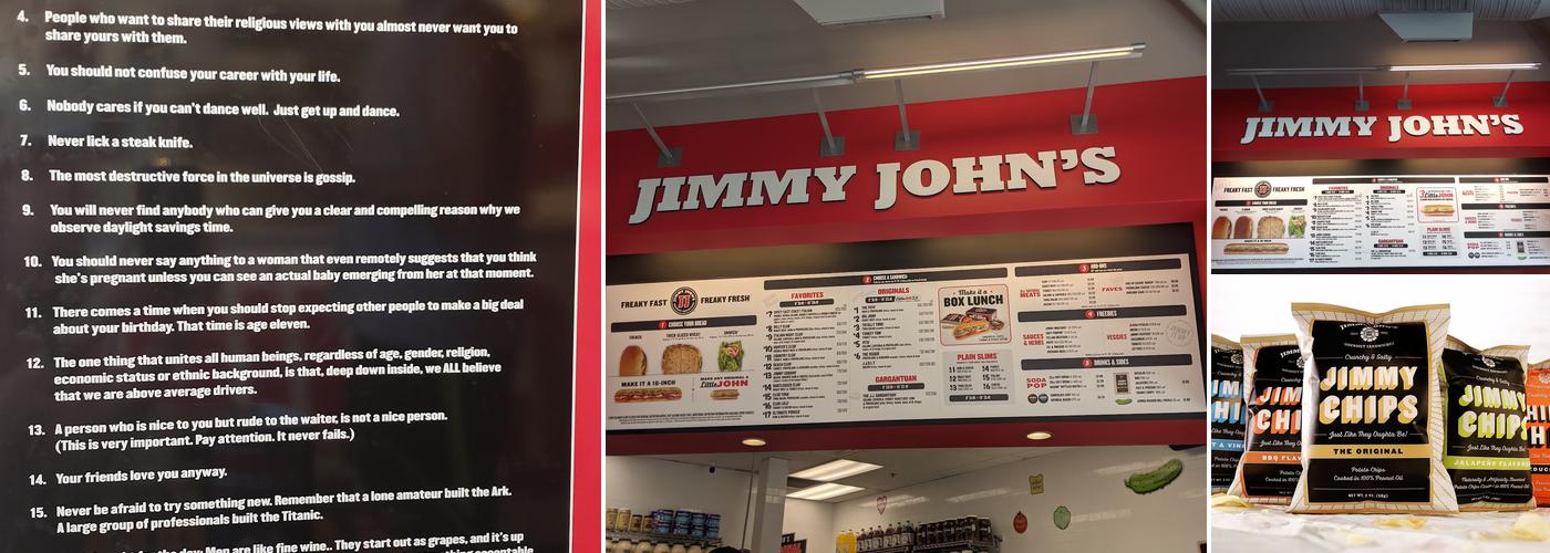 Jimmy John's Menu