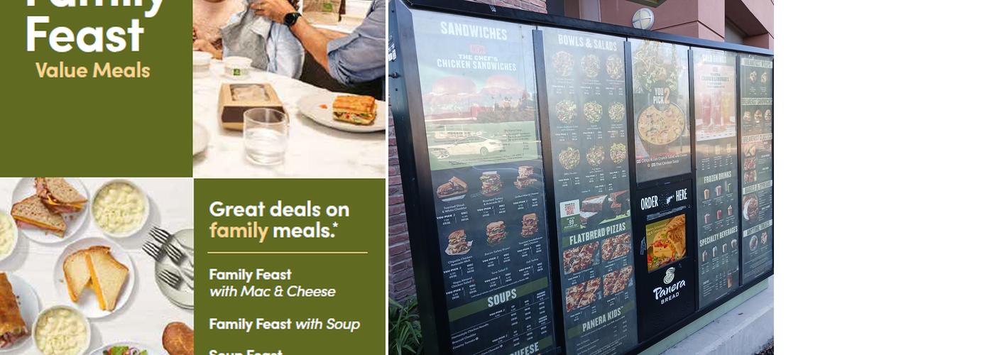 Panera Bread Menu