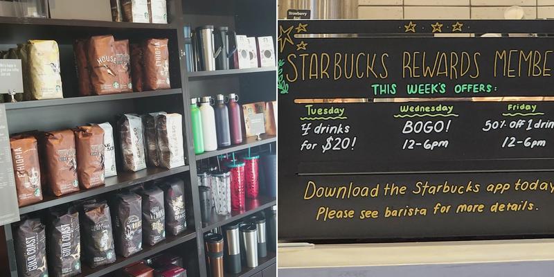 Starbucks Coffee Company Menu