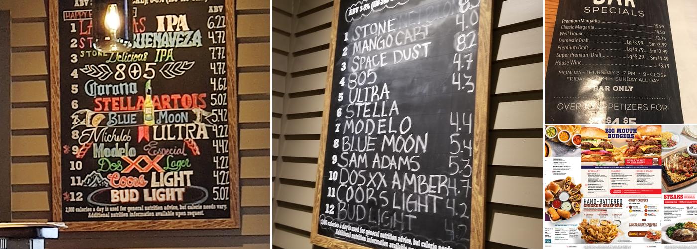 Chili's Grill & Bar Menu