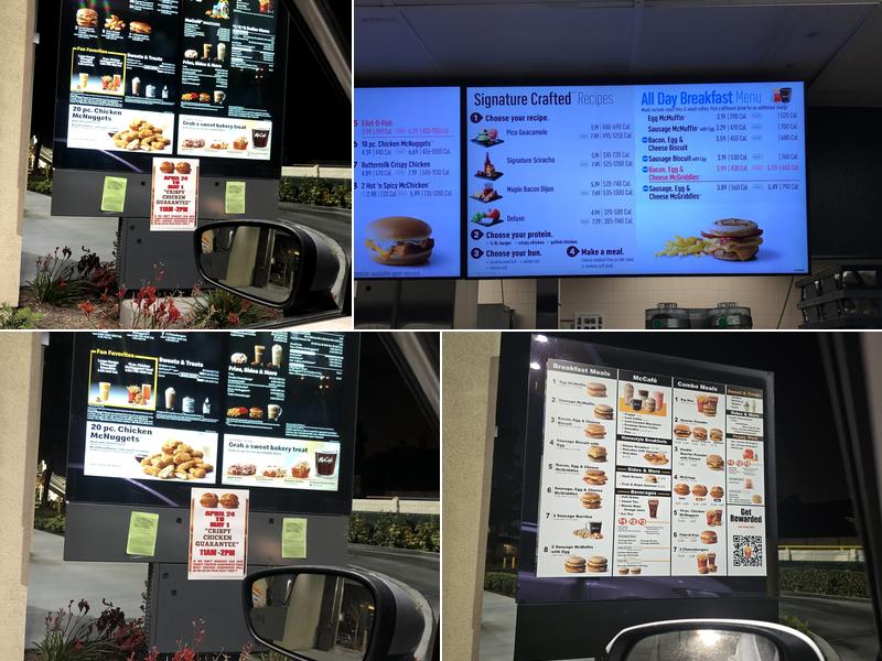 McDonald's Menu