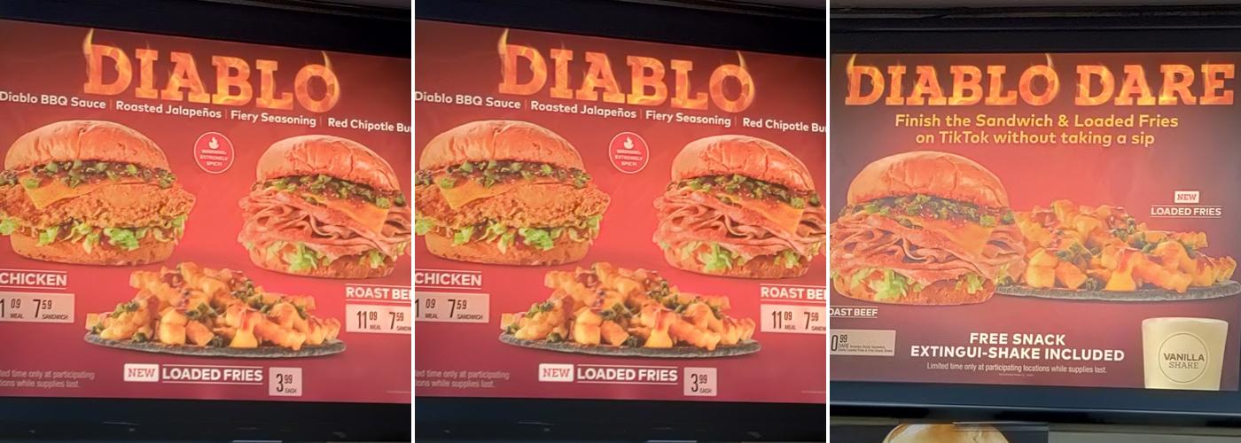 Arby's Menu
