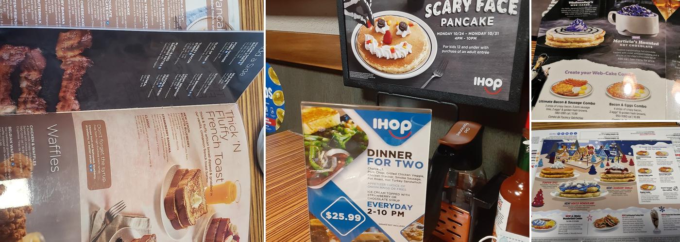IHOP Menu