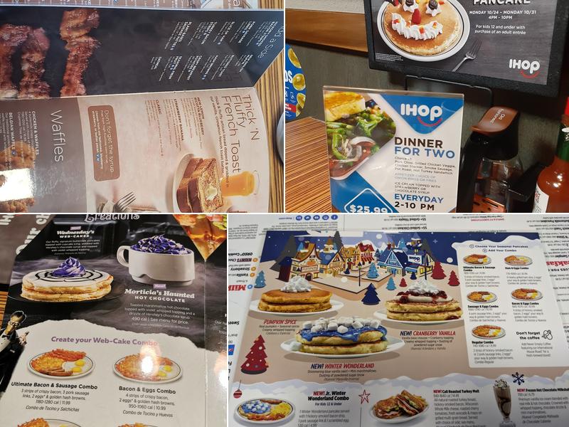 IHOP Menu