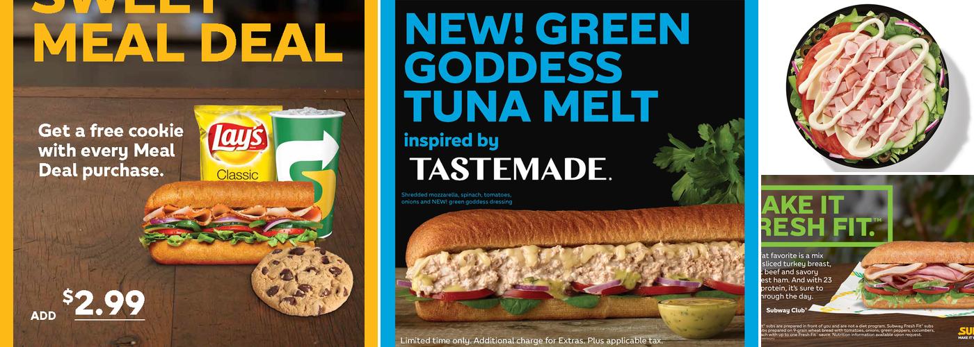 Subway Menu