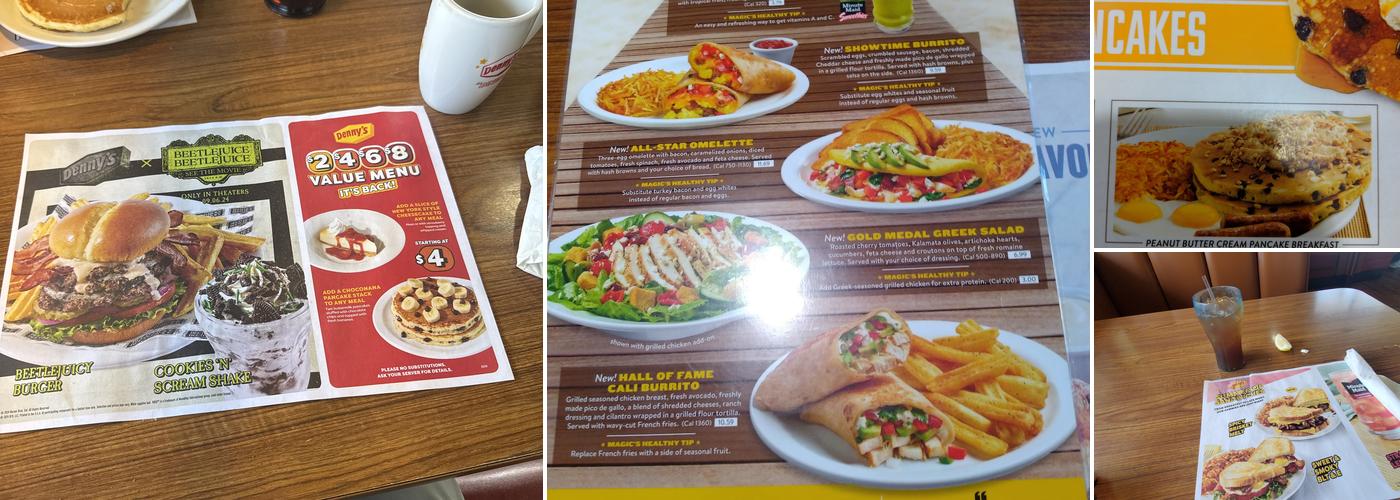 Denny's Menu