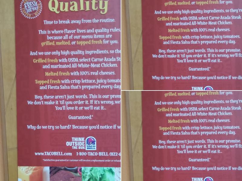 Taco Bell Menu