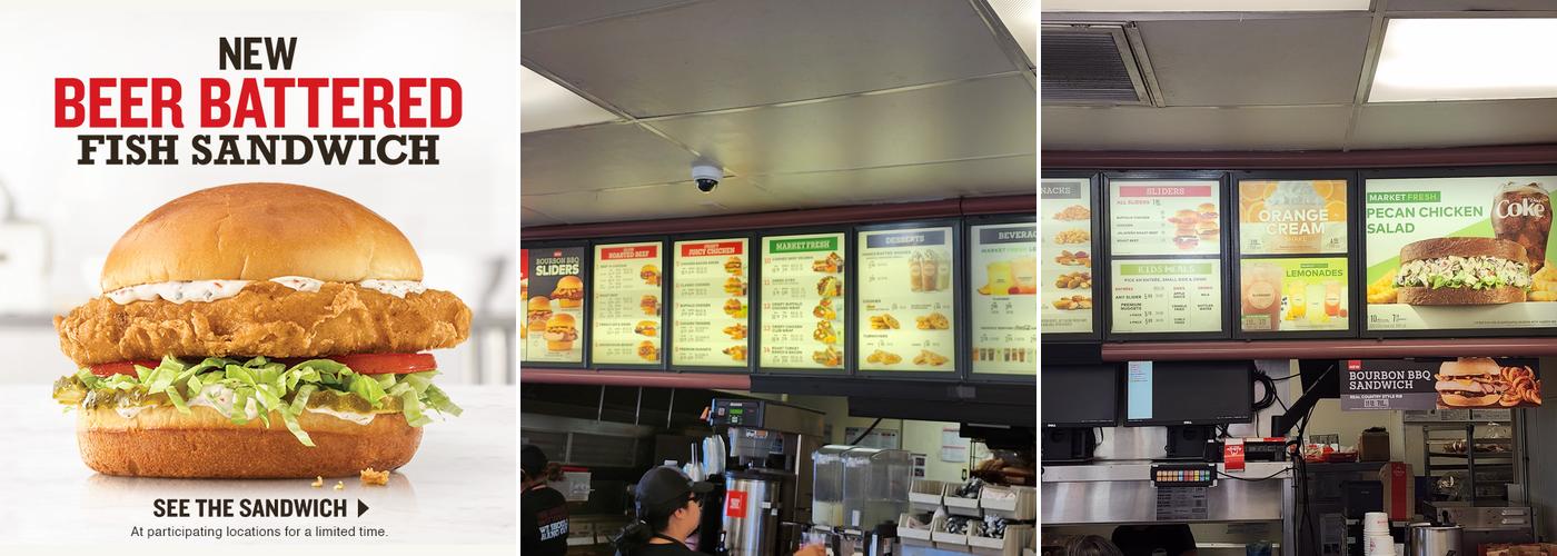 Arby's Menu