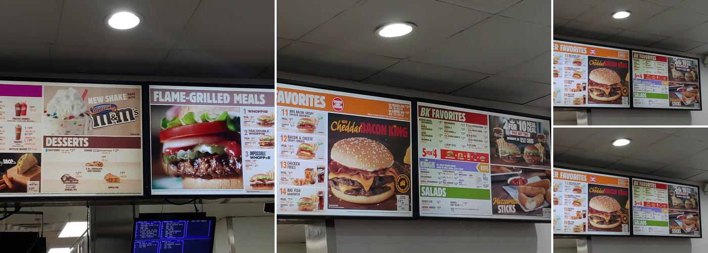 Burger King Menu