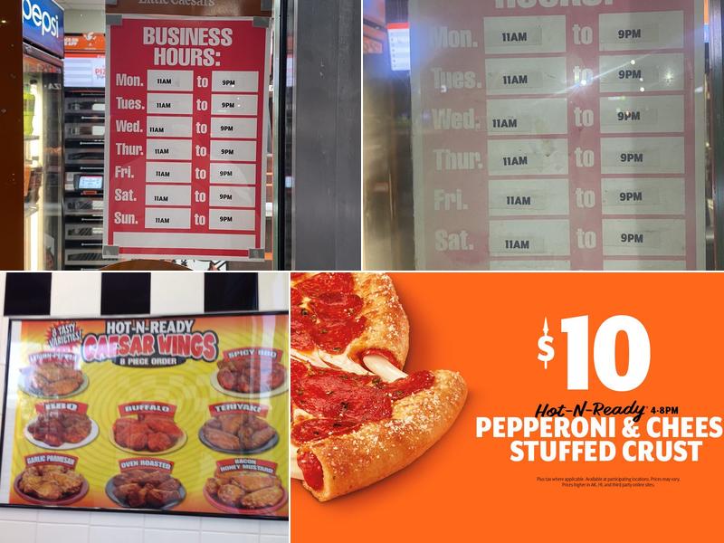 Little Caesars Pizza Menu