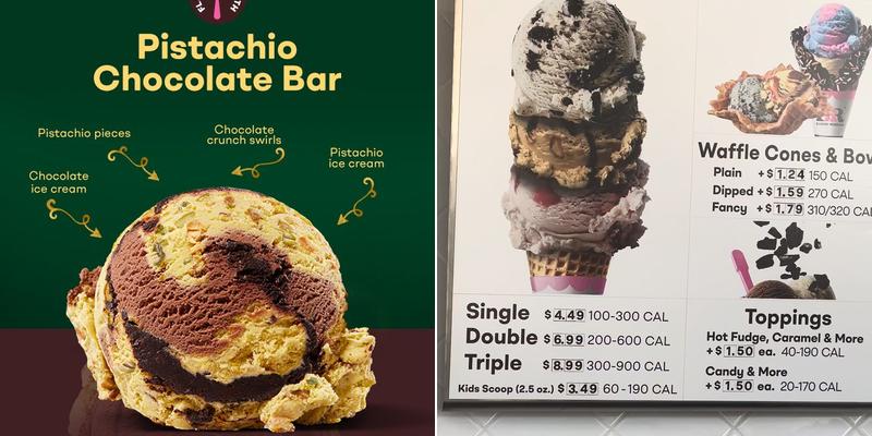 Baskin-Robbins Menu